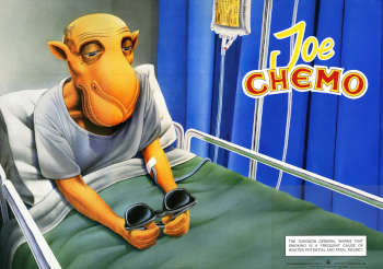 Camel cigarette's Joe Camel undergoing chemo for cancer